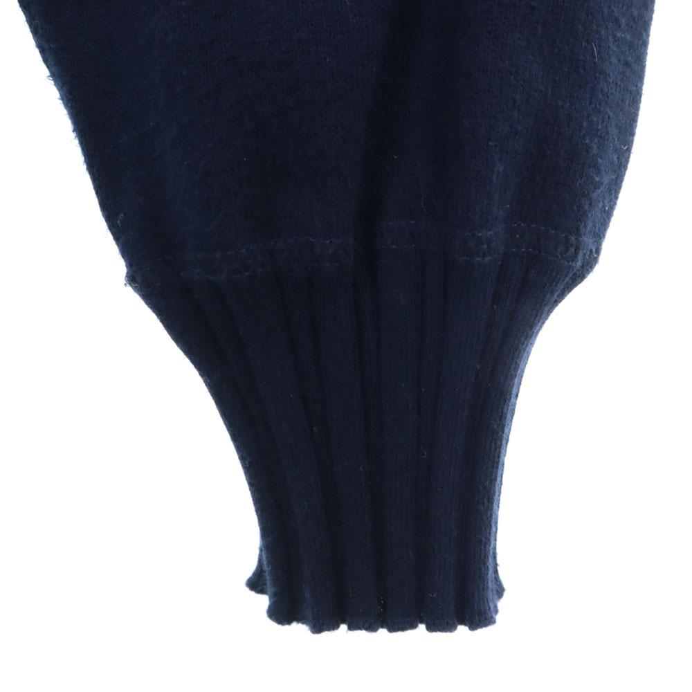 loro piana Made In Italy Long Sleeve V Neck Sweater 50 Navy Knit Men's Used