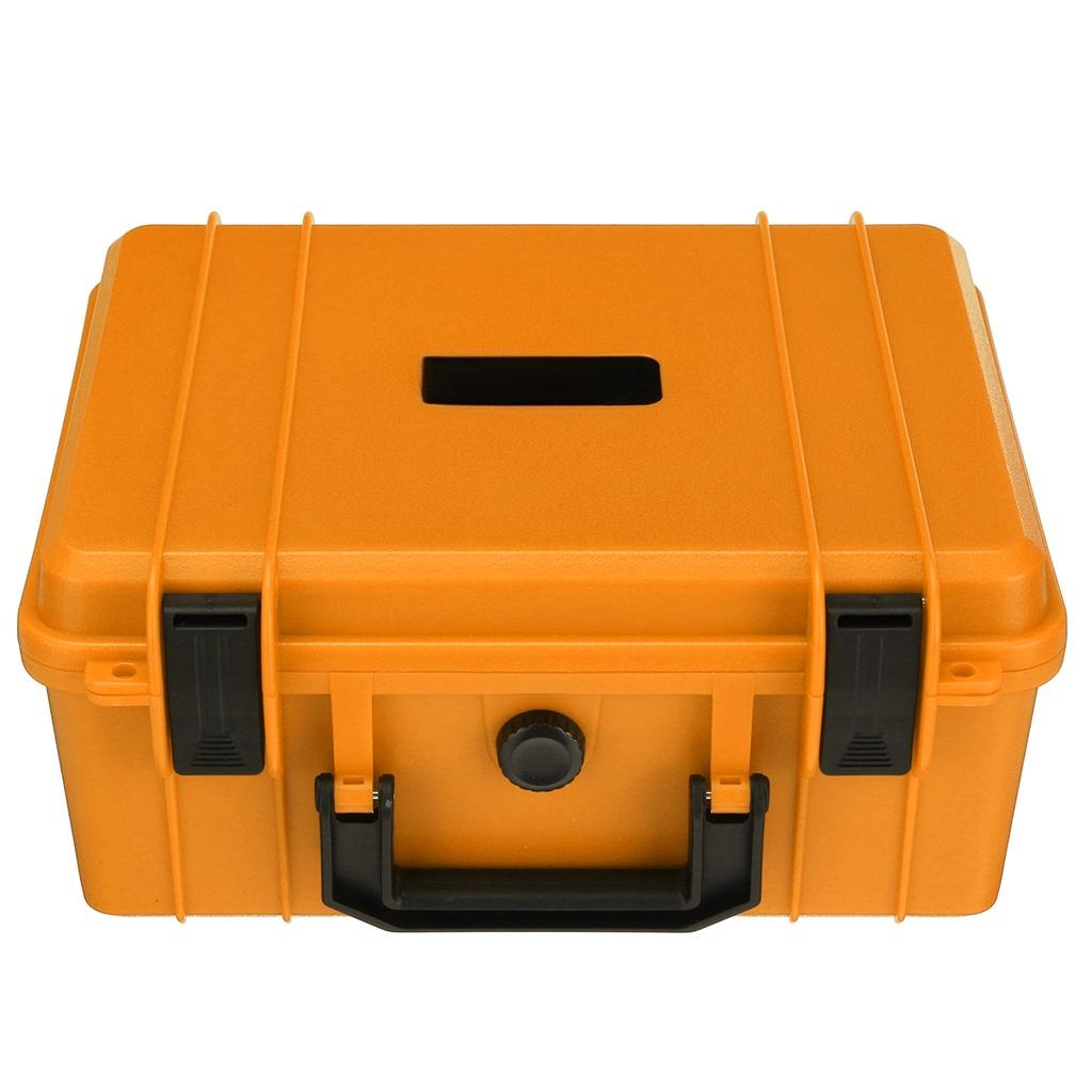 Safety Instrument Tool Box ABS Plastic Storage Toolbox Equipment Tool Case Suitcase with Foam Inside Black/red/yellow/blue