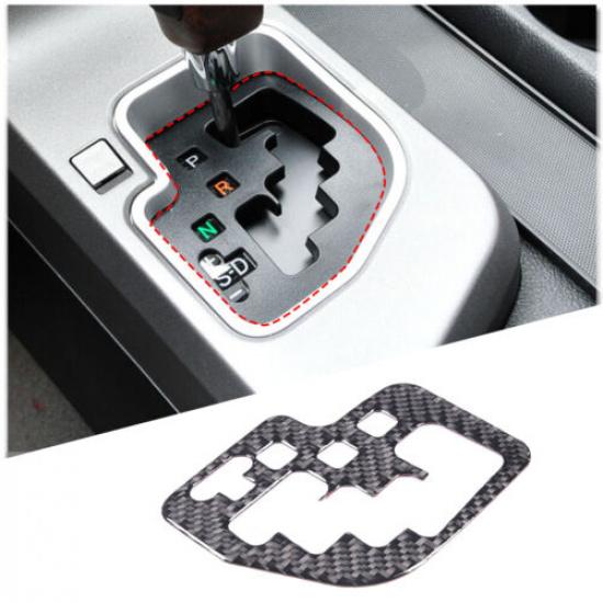 Carbon Car Center Gear Shifter Indicator Frame Trim For Toyota Tundra 2007-2013