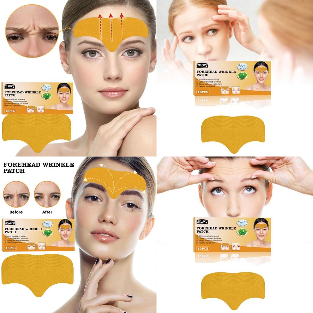 Bupy Forehead Wrinkle Patches Anti-aging Firming Skin Treatment For All Skin Types
