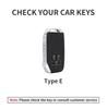7 Bottons Leather Car Key Case Fob Cover For Kia Carnival K7 2021 2022 Car Remote Key Case Cover Shell Fob Keychian Accessories