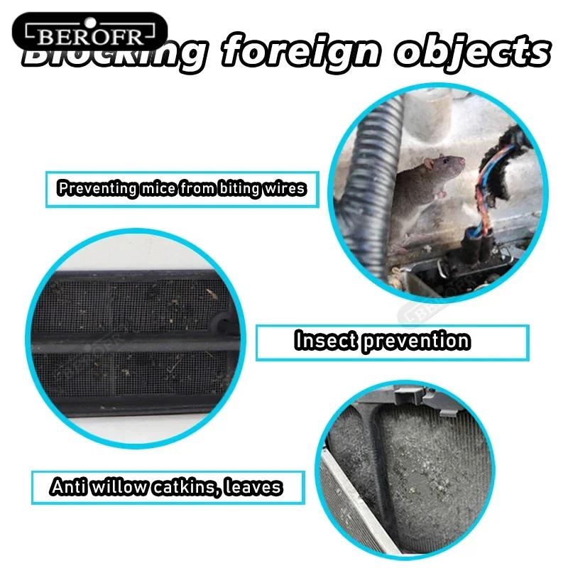 Car Insect Proof Net For Geely Tugella Monjaro HI-P 2022 Water Tank Cover Racing Grid Protective Net Condenser Protect