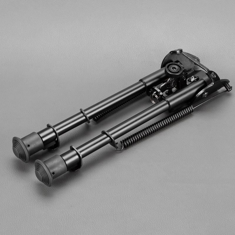 Bipod Hunting Rifle Bipod 10"to16" Adjustable Sniper Sling Swivel Mount Portable