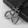8-Character Pendant Necklace Stainless Steel Religious Graphic Men'S And Women'S Fashion