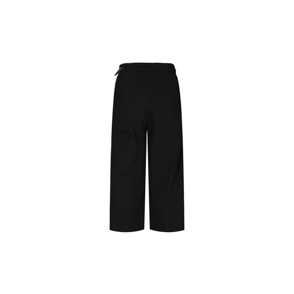 Nike Sportswear Wide Leg Design Cropped Knit Sports Pants Women Pants Black CJ3749-010