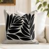 Classic Modern Flowers Cushion Cover Eco Linen Pillow Case DoubleSided Print Breathable Durable Zipper Home Decor Gift