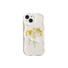 Custodia per Cellulare Fiore con Fiocco per Apple 17 Promax Trasparente Glitter Ins Style per IPhone 16 Silicone Morbido