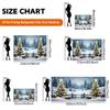 1Pcs Winter Wonderland Night Scenery Decoration Background Winter Backdrop For Photo Studio Photo Booth Party