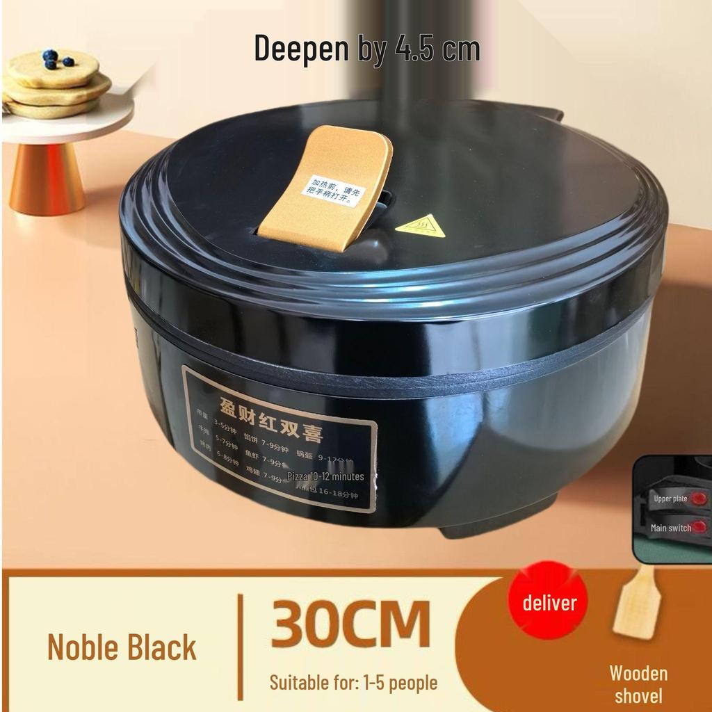 Double-Sided Non-Stick Electric Griddle & Pancake Maker for Grilling and Frying