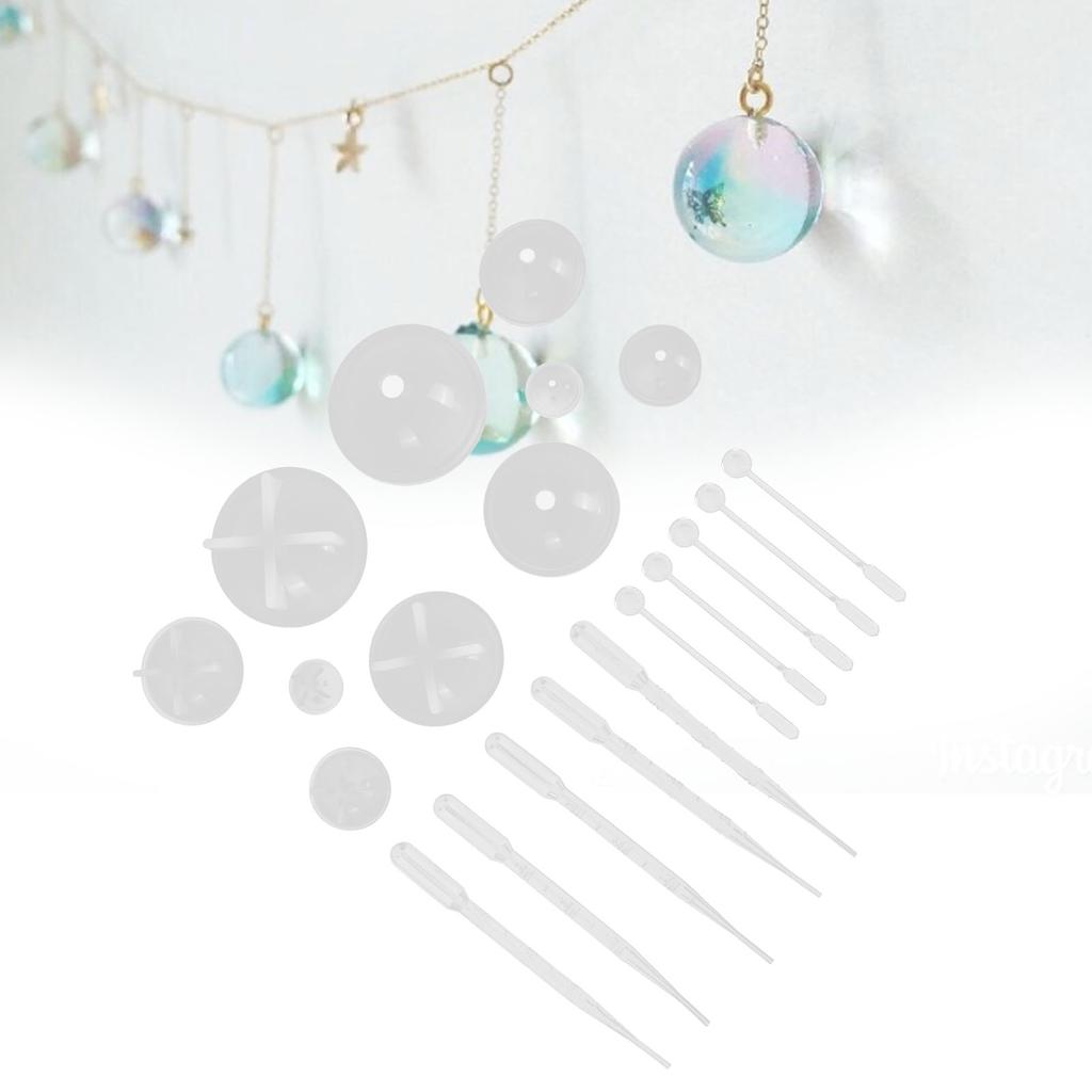 Silicone DIY Craft Molds Jewelry Making Silicone Mold Stirring Rod Dropper Tools