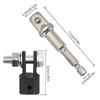 Scissor Jack Adapter+Drive Impact Wrench Tools 1/2 Inch Vanadium Steel Socket Drive Impact Wrench Kit