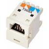 Connecteur de données RJ45 - BTICINO - AM5962C6 - Catégorie 6 UTP - 110 IDC - Blanc