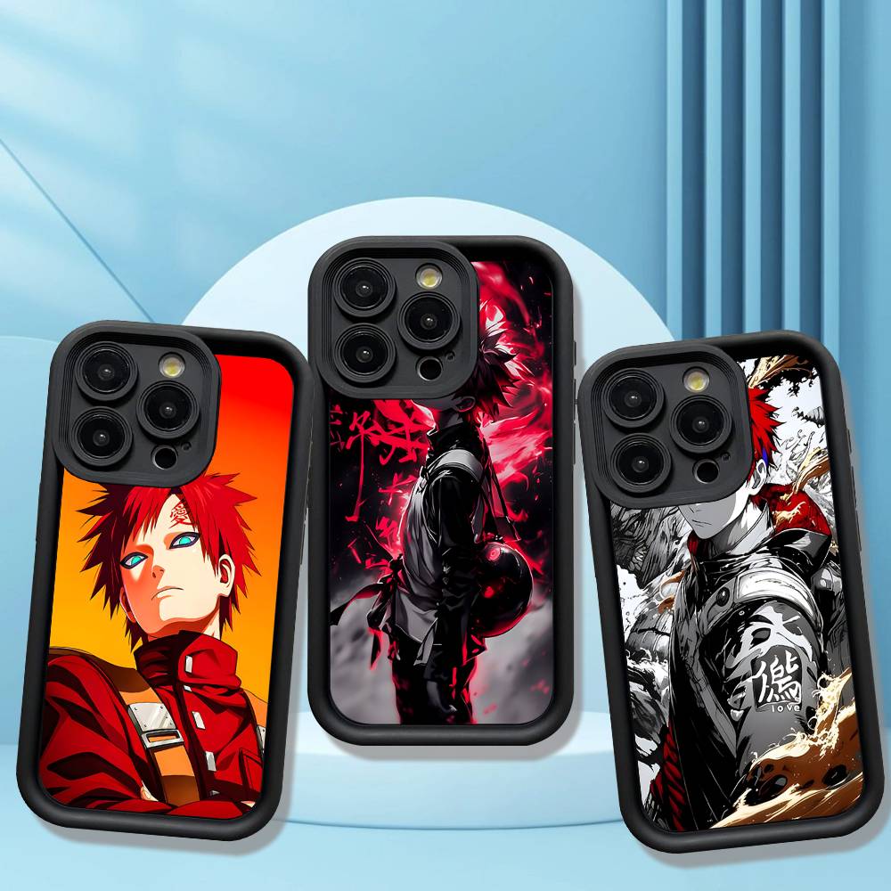 Anime Cartoon G-Gaara Phone Case For IPhone 17 16 15 14 13 12 11 Pro Max Anti Drop Soft Cover