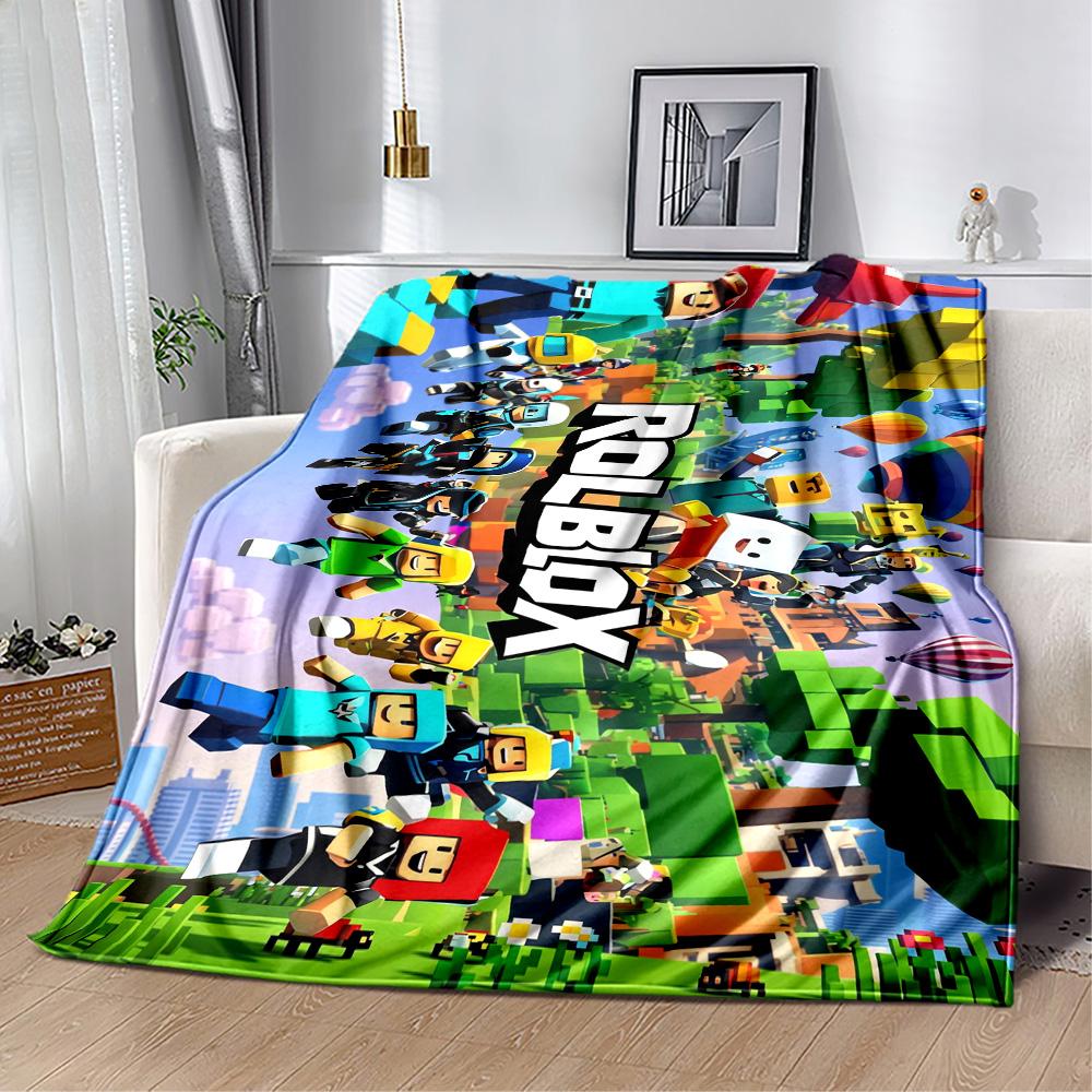Roblox 185 Blanket Comfortable Perfect for Bed Office Chair Couch All-Season Use Modern Perfect Gift for Relatives and Friends
