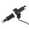 Throttle Grips With LED Display Screen Accelerator Handle For Electric Bike(golden)