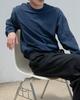 WORTHWHILE MOVEMENT Stitch Pocket Long Sleeve Tee (Dark Blue)