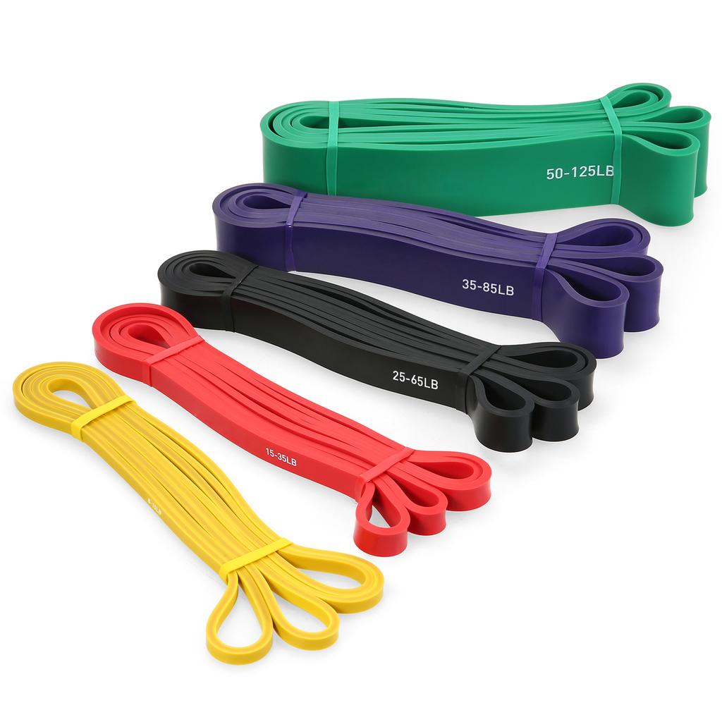 Pull Up Assist Bands Collection Resistance Loop Bands Powerlifting Workout Exercise Stretch Bands with Carry Carryall