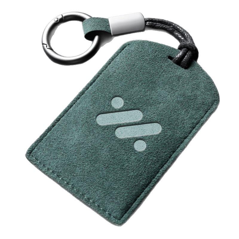 

Zhiji L6/LS6/LS7 NFC Car Key Case: Sleek, Minimalist, and High-End Protection Dark Green with Sport Strap