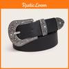 Summer Womens Designer Fake Leather Belt With Flower Decor For Daily Fashion