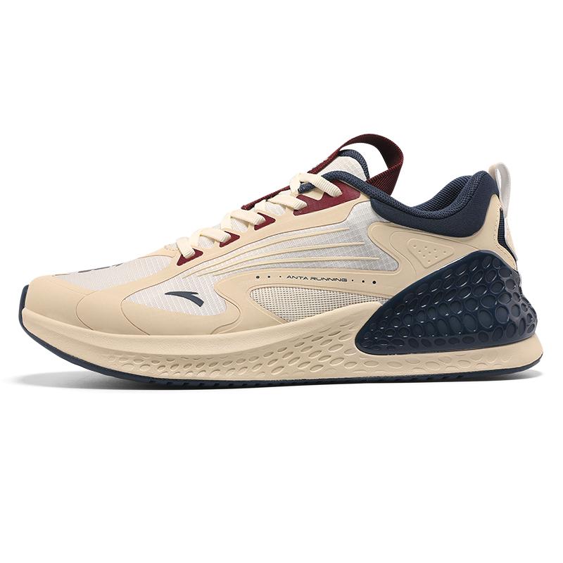 

New Anta C37+ Abrasion-Resistant Low-Top Running Shoes Men s Light Beige White Dark Shadow Blue 912235537-7 42.5