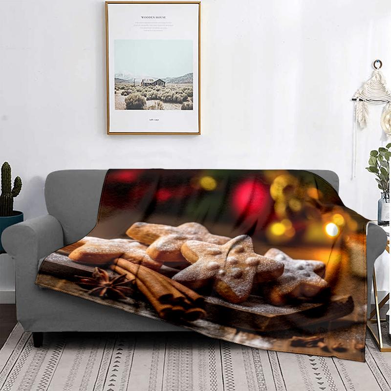 Wohndekoration Plüsch Überwurf Sofadecke Tagesdecke Bett flauschig weiche Decken Dekor Plaid Modern Halloween Frohe Weihnachten Winter