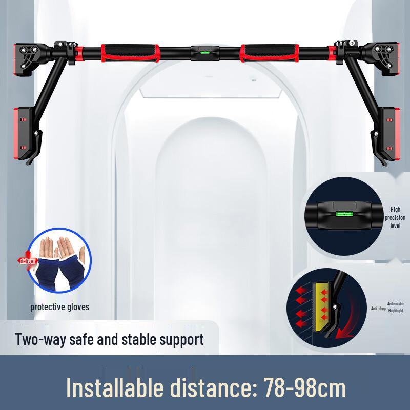 Adjustable No-Drill Home Pull-Up Bar