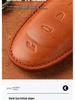 Premium Cowhide Genuine Leather Key Case for L9 Model - Ideal Car Key Protector