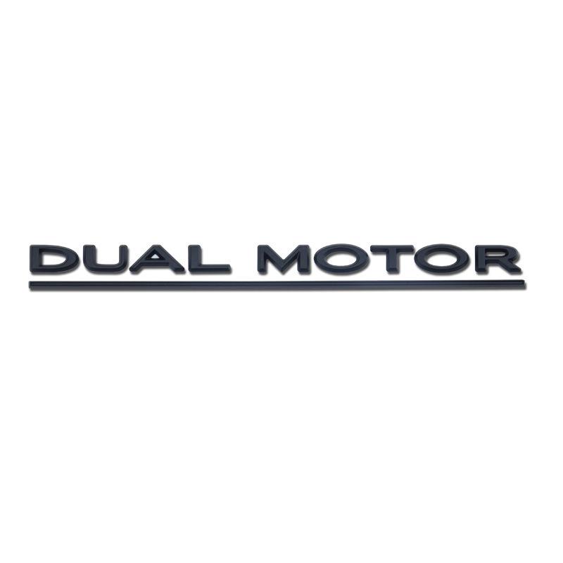 Compatibile con Tesla Dual Motor, Model 3, auto modificata e badge posteriori SpaceX.