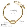 Personalized Natural Stone Pearl Love Hollow Bracelet Versatile Oil Drop Red Pepper Stainless Steel Croissant Bracelet