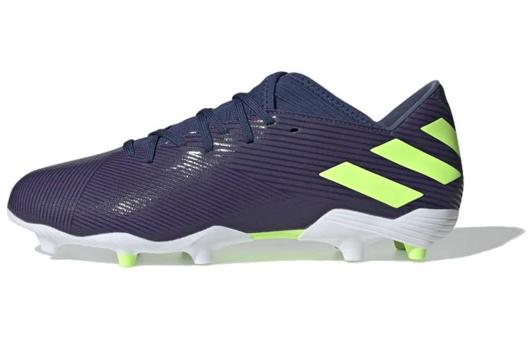 adidas Nemeziz Messi 19.3 Firm Ground Cleats Tech Indigo/Signal Green EF1806 46