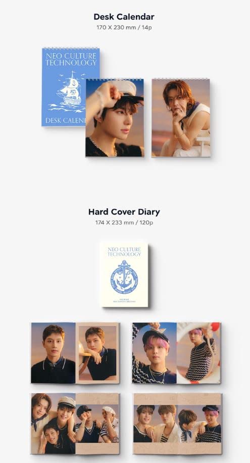 2023 SM ARTIST GREETINGS Oficjalna wersja seledynowa koreańska Import Bonus SEZONU Nie (NCT 127)