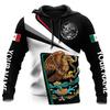 2025 Europe, America, Europe and America men's sweater Mexico logo boys sweater 3D printing autumn and winter hooded sweater