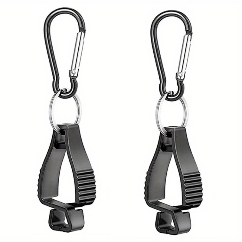 2Pcs Glove Clips With Metal Carabiner Anti-Lost Glove Holders For Work Gloves Outdoor Safety Gear Storage Clips