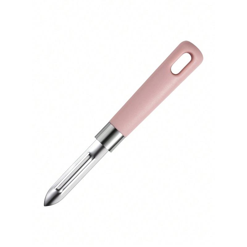 Stainless Steel Fruit and Vegetable Peeler, Potato Peeler, Potato Peeler, Multifunctional Melon Slicer Pink