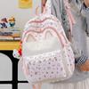 Schoolbag New Cat Shape Backpack Girls High Value Large Capacity Junior High School High School Students Commute Comfortable Leisure Backpack