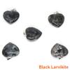 10PC/Set Love Heart Shaped Pendant Natural Stone Rose Quartz Crystal Turquoise Tiger Eye Aventurine Jewelry Making Necklace 20mm