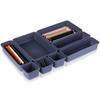 Graphite Modular Drawer Organizer 8 Pcs.