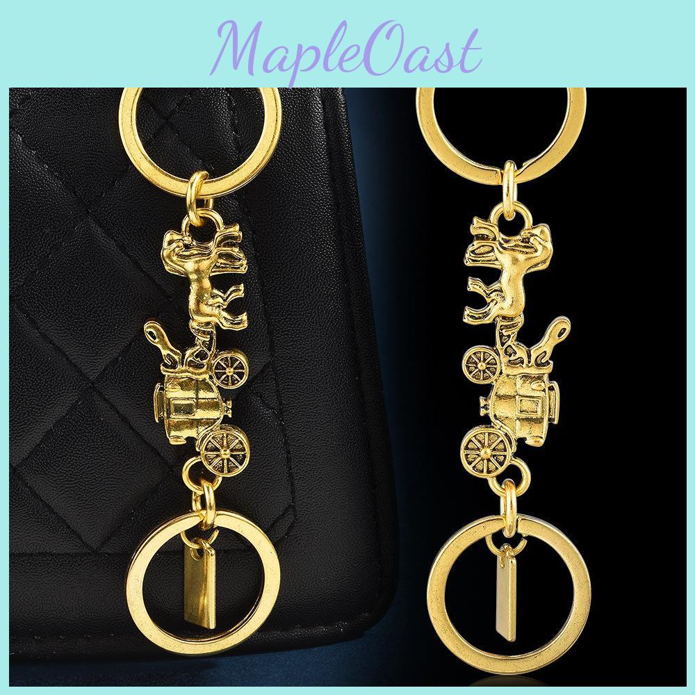 Summer Car Keychain Alloy Plated Durable Fashion Bag Pendant For Travel And Gifts