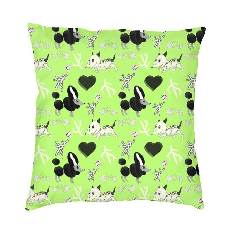 Tim Burton Horror Movie Sparkly Cushion Covers x Velvet Frankenweenie Throw Pillow Case for Sofa Car Square Pillowcase