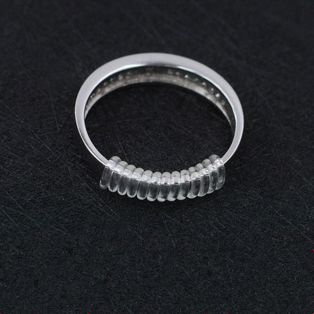 Coil Spiral Invisible Tightener Reducer Ring Jewelry Guard Shell Hard Guard Ring Size Adjuster