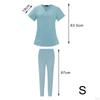 Elastic Waist Scrub Set for and Jogging, Featuring Soft Breathable Design Medical