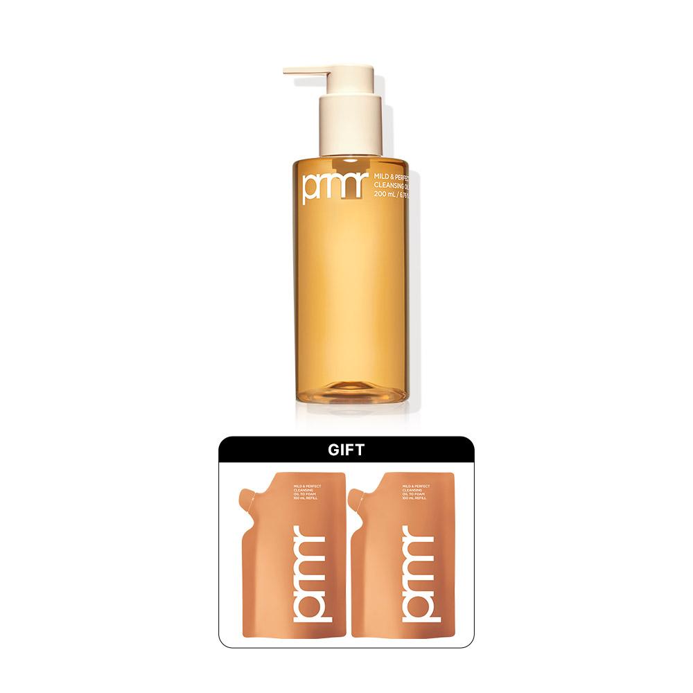 PRIMERA Mild & Perfect Oil to Foam Cleanser 200ml + Refill 200ml 200ml+200ml