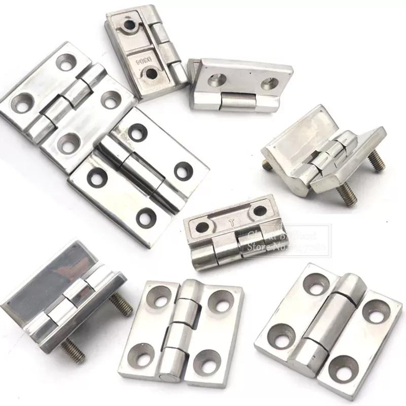 För Yacht Båt Marin 304 Rostfritt Stål Industriell 5/6/8mm Förtjockat Gångjärn Sväng Hårdvara Lager Tyst Dörrgångjärn Bearbetning