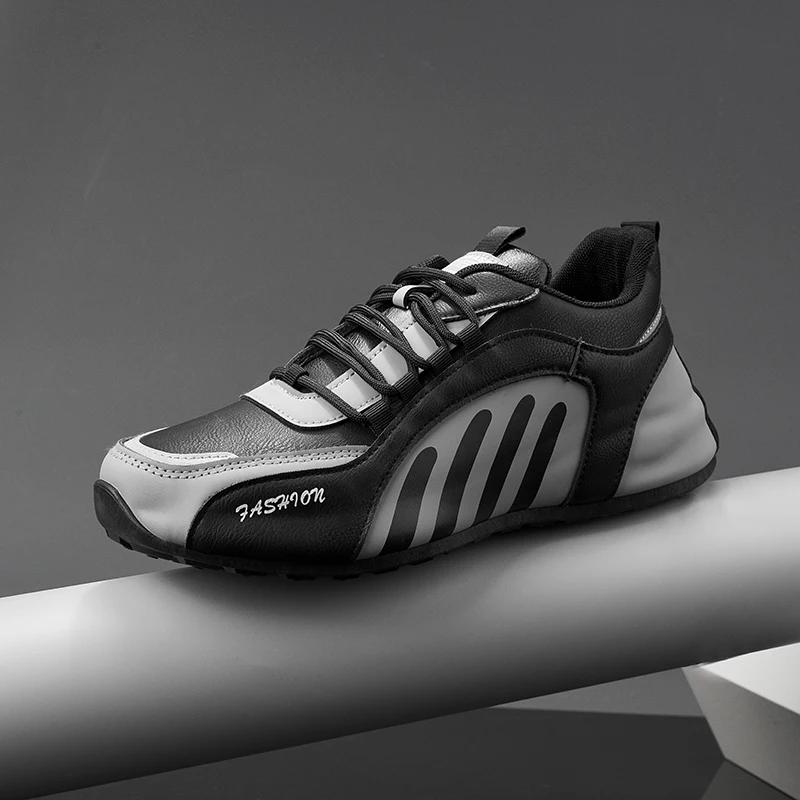 

Туфли на плоской подошве для мужчин Tpu Soft Bottom Летняя повседневная обувь Мужские модные кроссовки Мужские туфли для отдыха Кружева Мужские туфли Tide 39