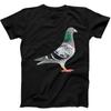Taube Taube Blume Einhorn Vogel Fliegen Tier Lustiges Geschenk Schwarzes T-Shirt 73