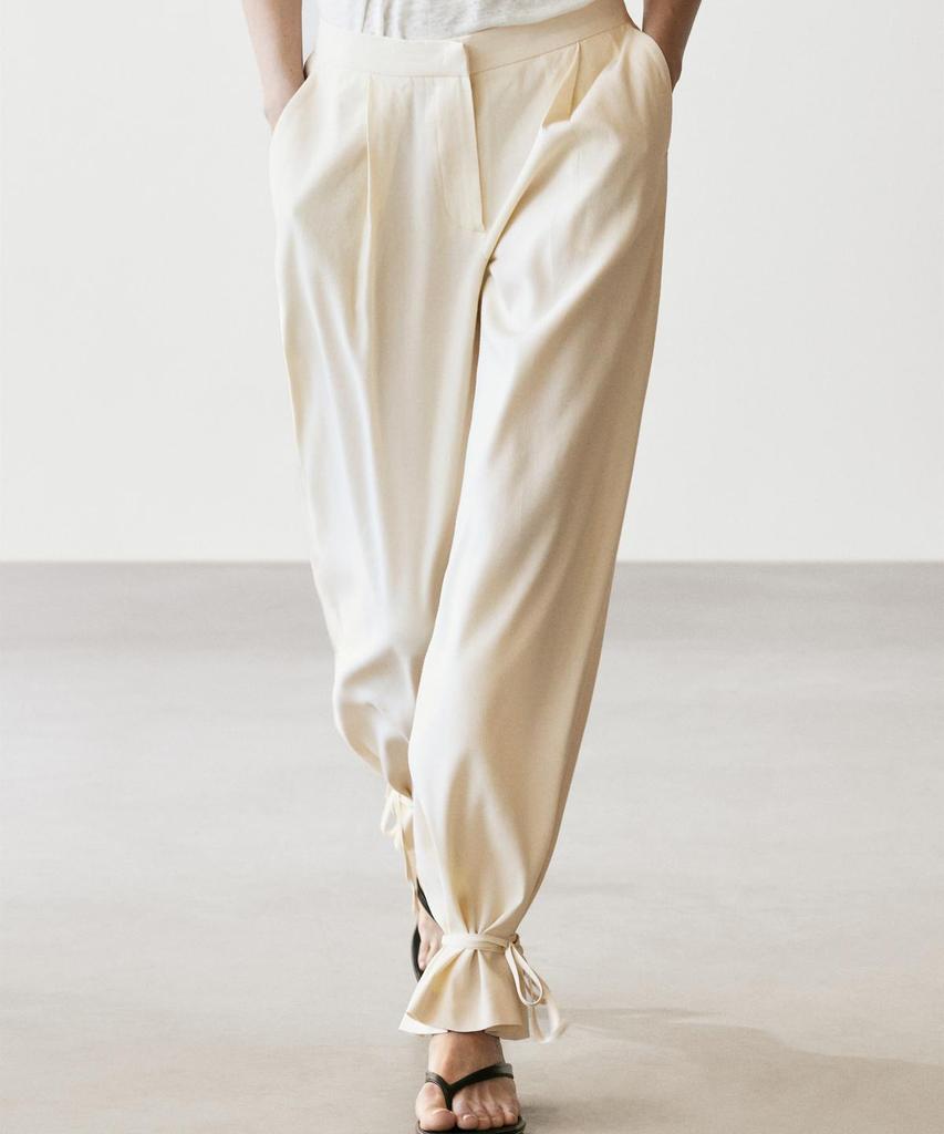Masimodutti Fluid Barrel Fit Pants