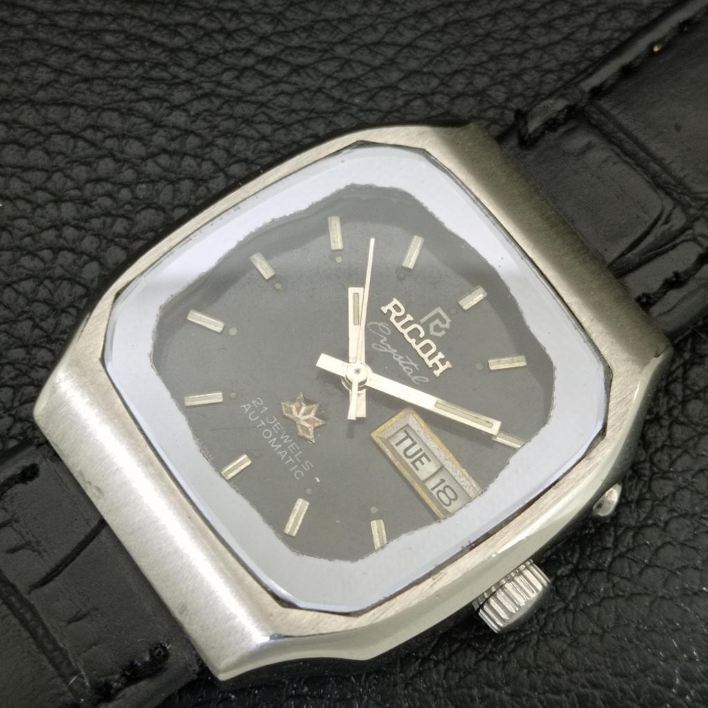 VINTAGE RICOH R31 AUTOMATIC JAPAN MENS ORIGINAL DIAL WATCH A709245-1