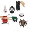 1:12 Dollhouse Gardening Tools Model Farm Shovels Rake Toy Mini Garden Plant Tool
