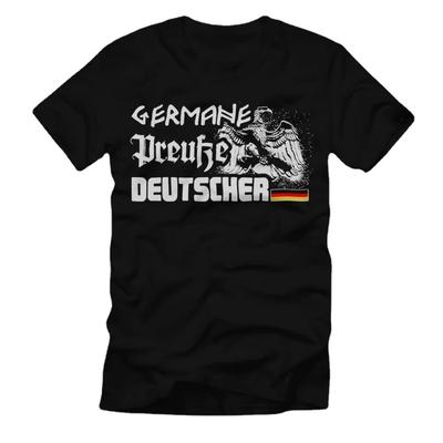 Preuße Deutscher Eagle Heimat T-Shirt. Premium Cotton Short Sleeve O-Neck Mens T Shirt New