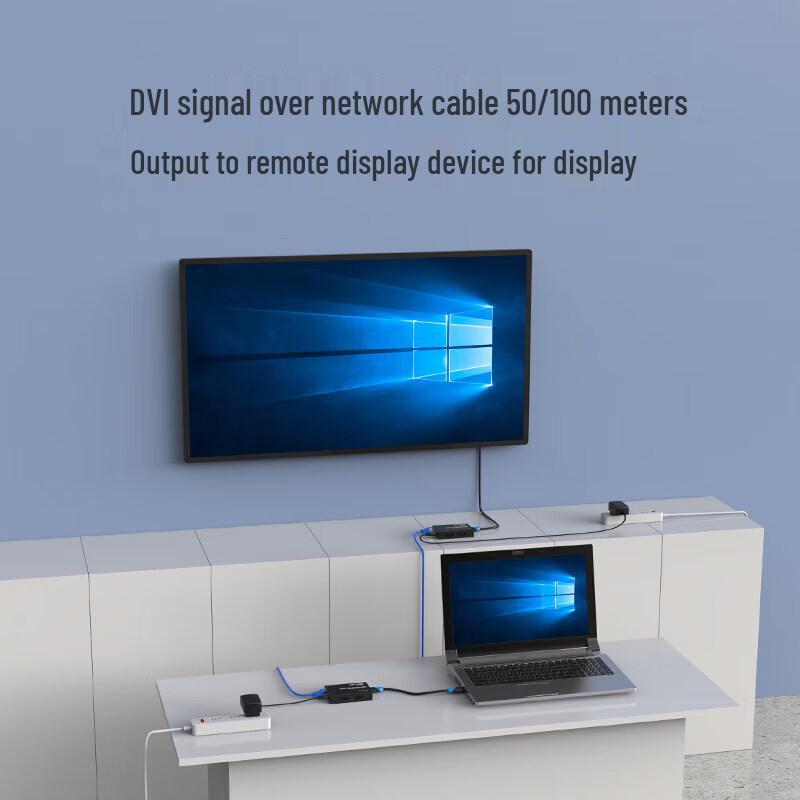 MT-Viki DVI KVM Extender 1080p over Single Cat5e/6 Cable 100m